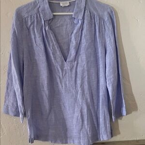 Sigrid Olsen Linen Blouse